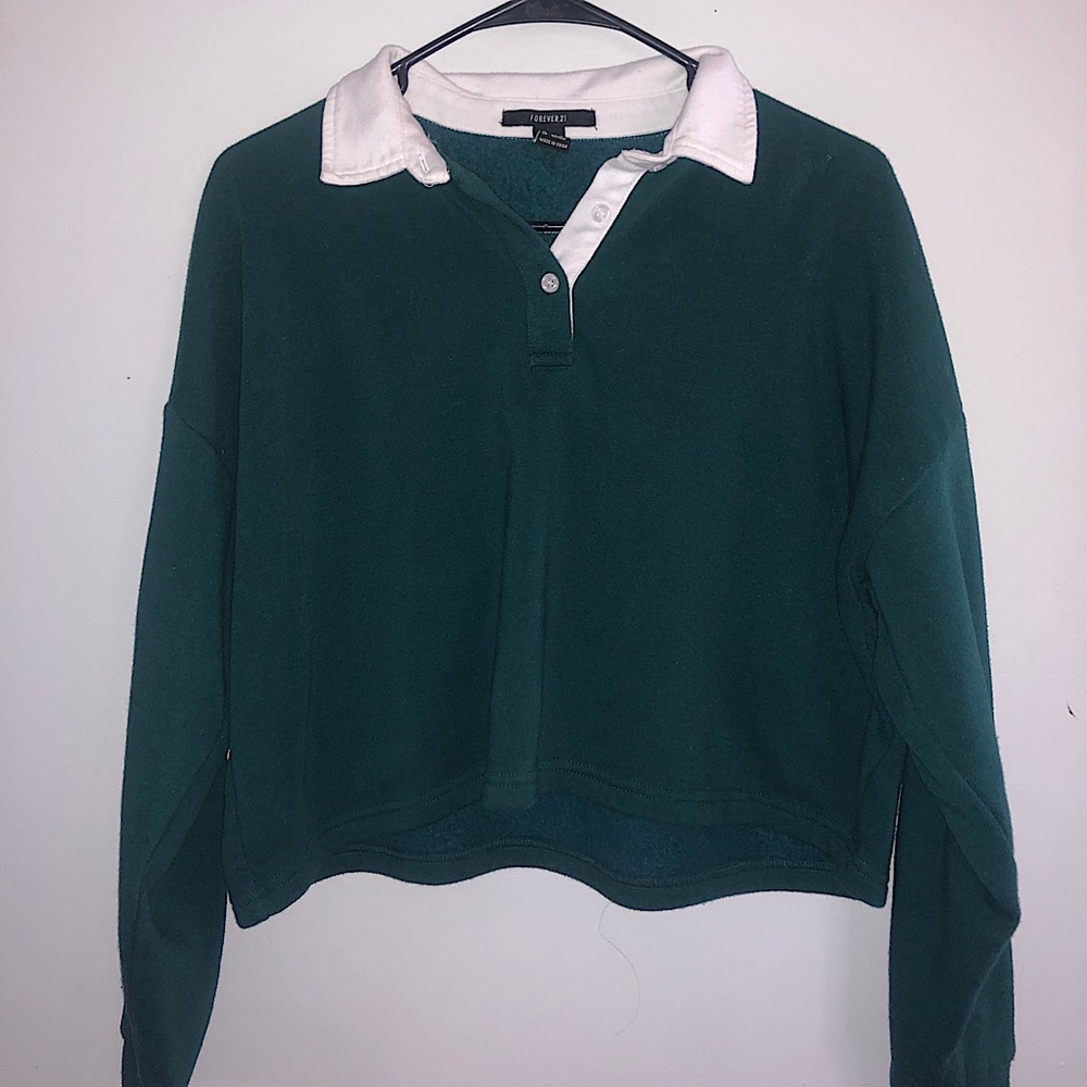 Women M Cropped Sweater